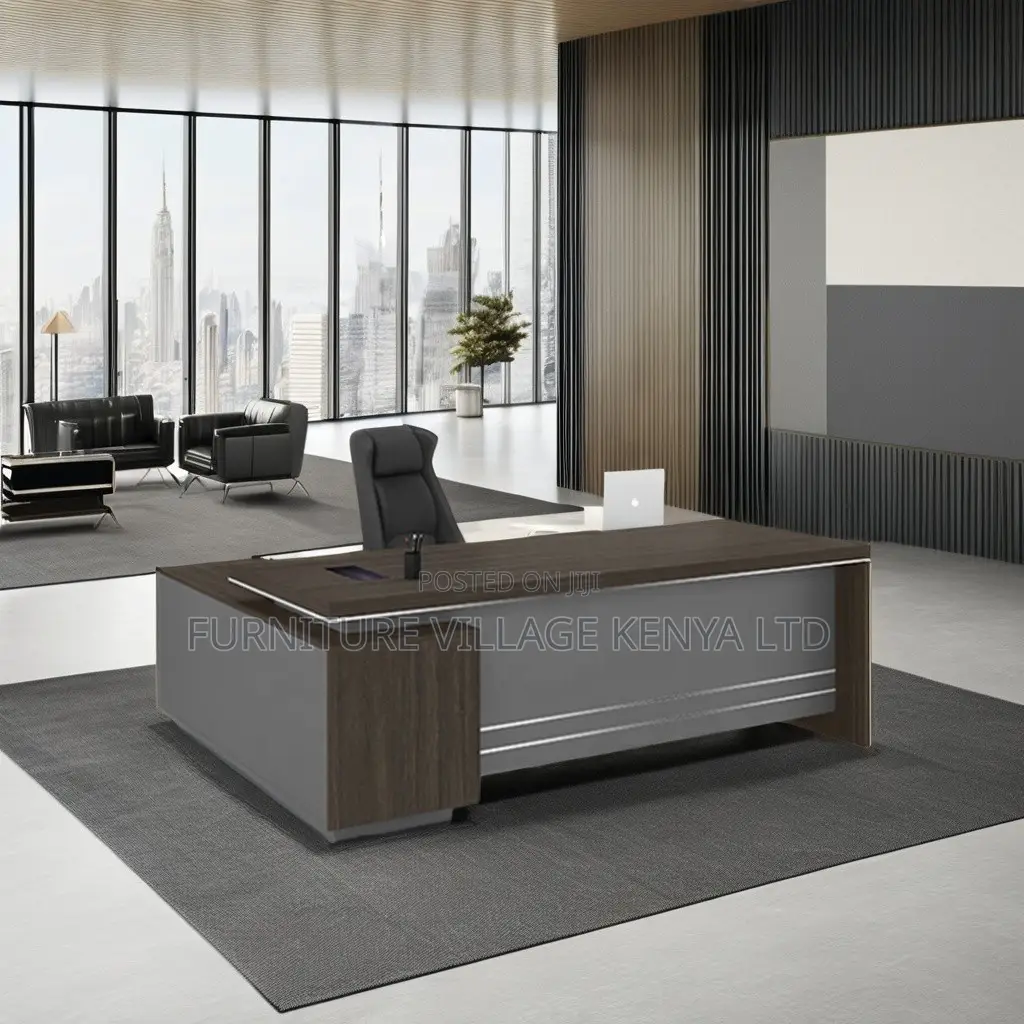 Office Desk; 1.8m L-shaped Executive Office Desk