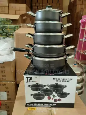 James Pot Jp Black Cookware Set