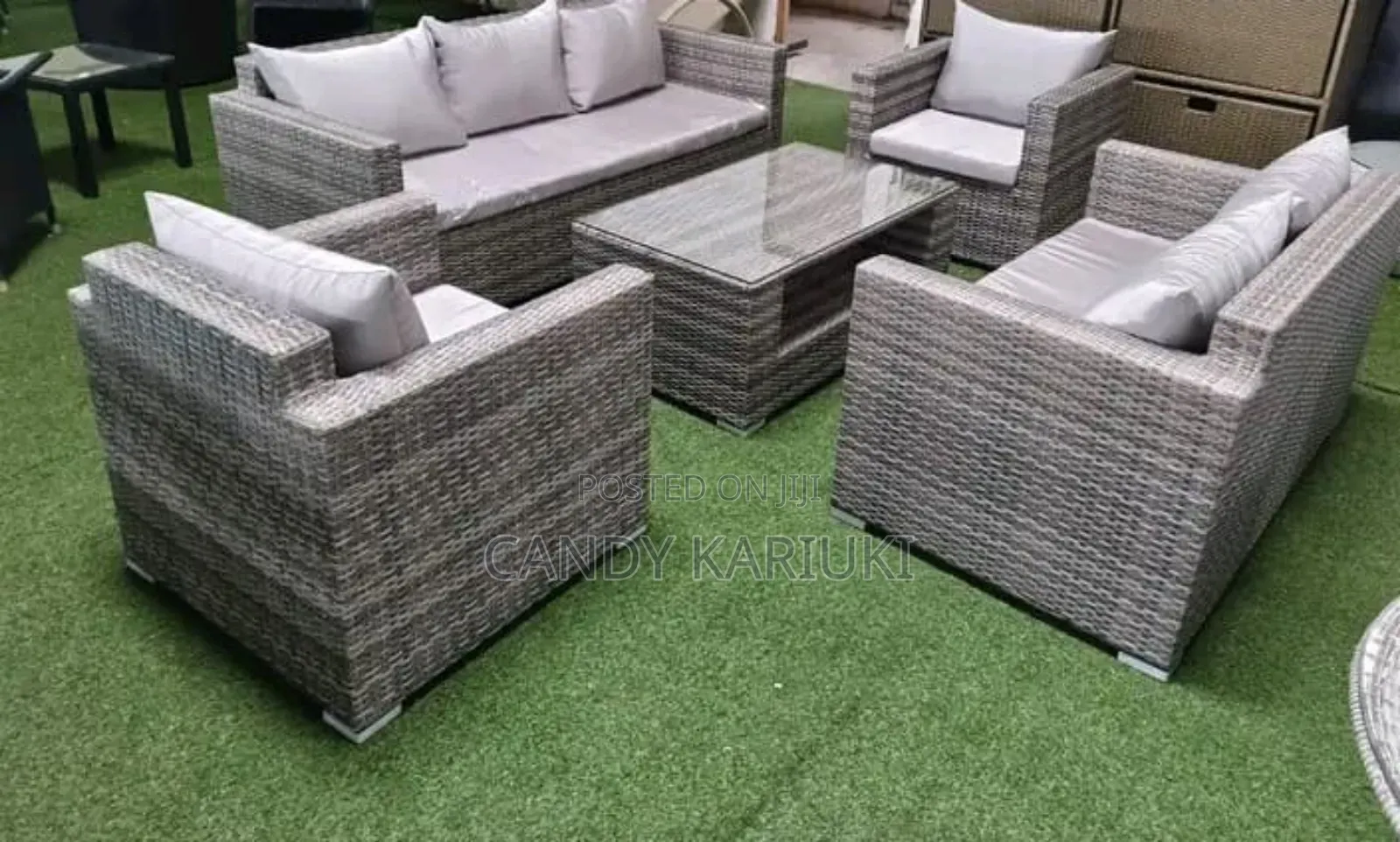 Rattan 7 Seater Garden Sofa Set