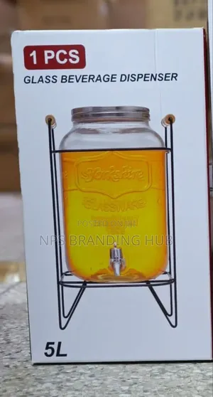 5l Glass Juice Dispensers
With Metallic Stand Ip