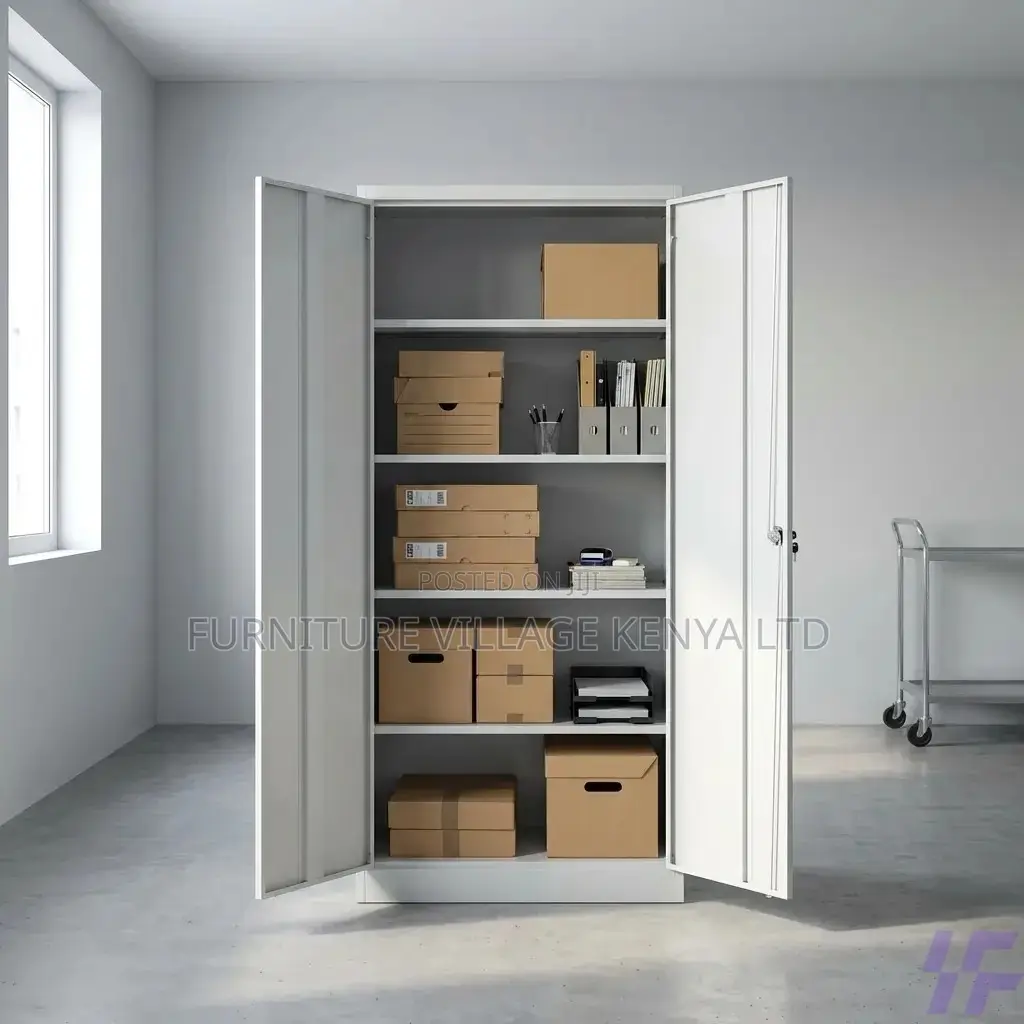 Office Cabinet; 2 Door Full Metallic Cabinet