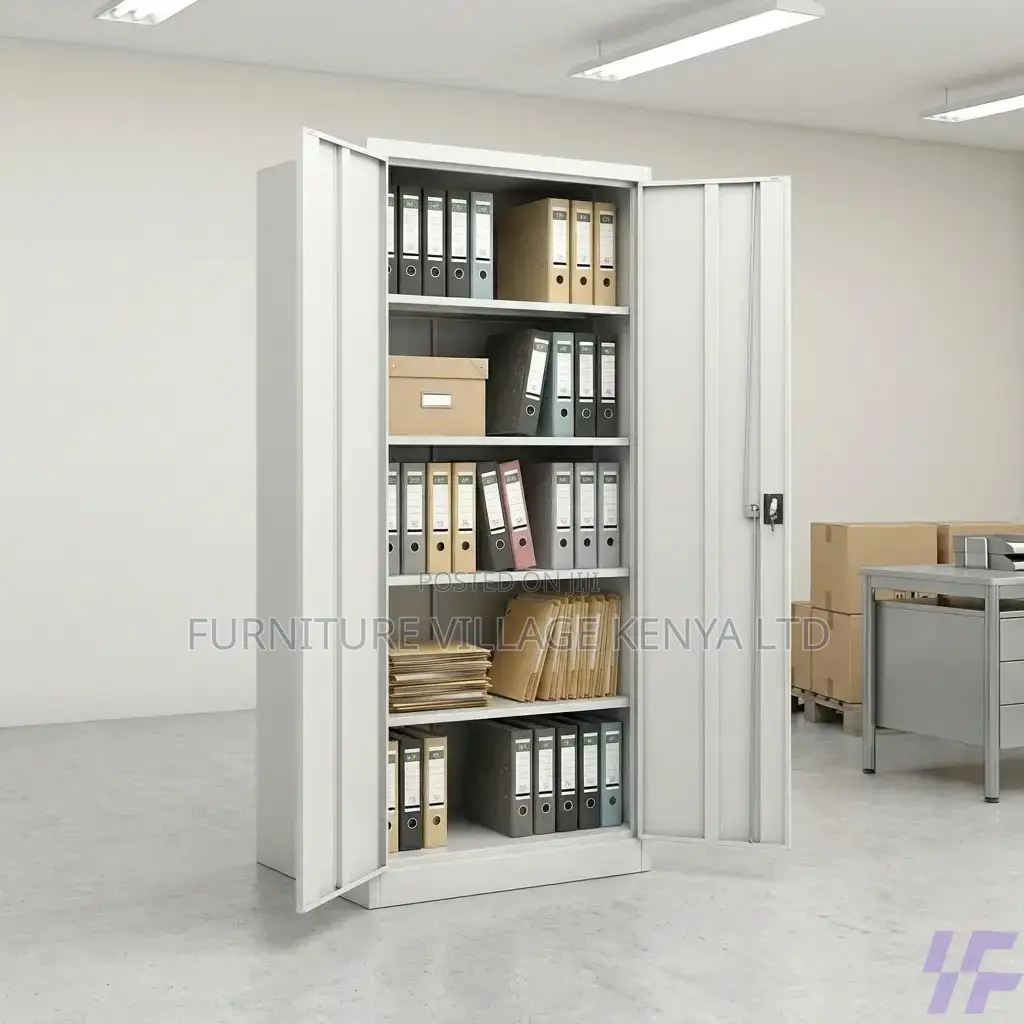 Office Cabinet; 2 Door Full Metallic Cabinet