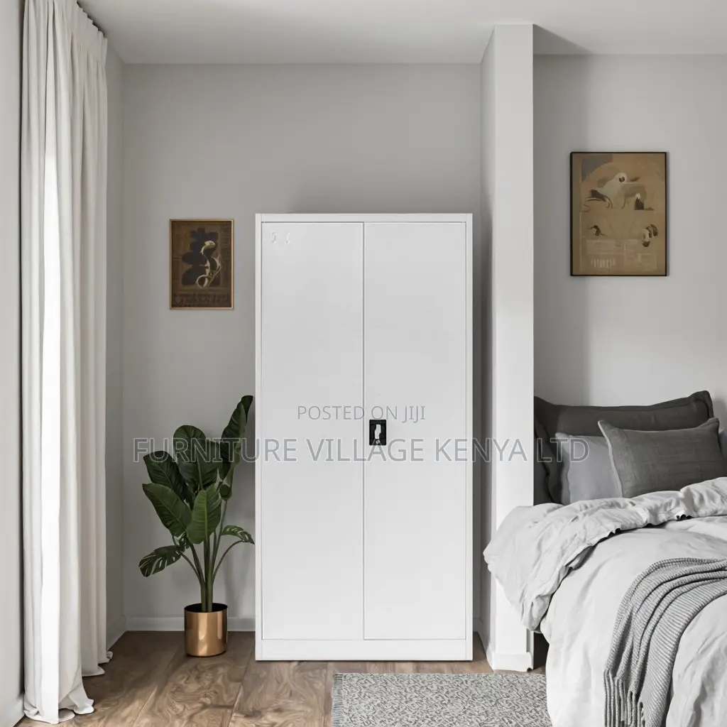 Office Cabinet; 2 Door Full Metallic Cabinet