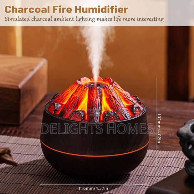 Charcoal Fire Humidifier-P - main view
