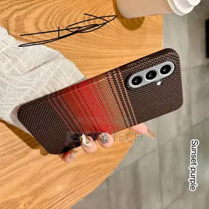 Samsung Galaxy A56 Carbon Fiber Plaid Magnetic Shockproof Anti Slip S