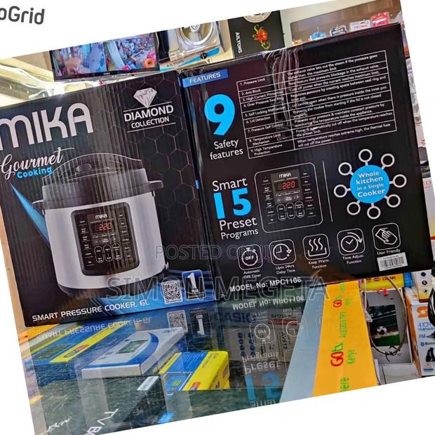In Stock Mika 6 Litres Electric Pressure Cooker