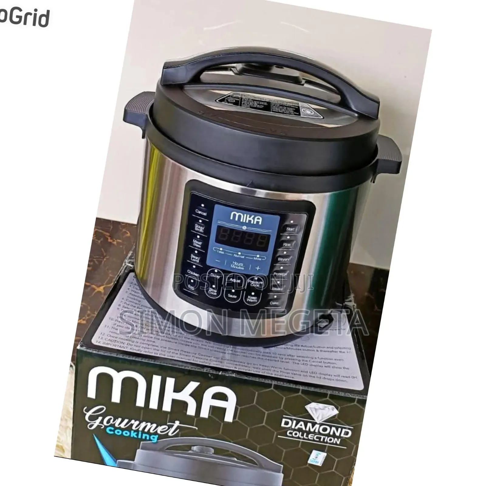 Available in Stock Mika 6 Litres Electric Pressure Cooker