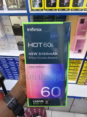 New Infinix Hot 60i 128 GB Silver