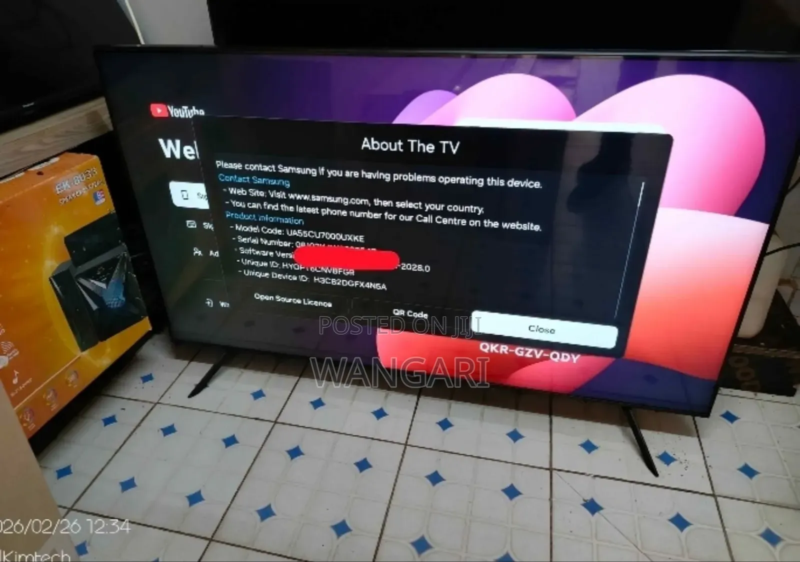 Prime Video Samsung 65 Inch Smart Television