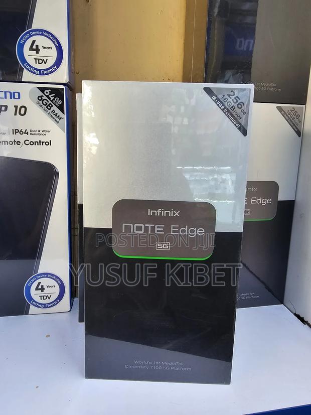 New Infinix Note Edge 256 GB - main view