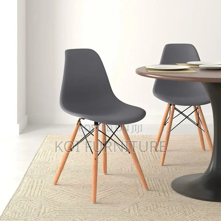 Dining Chair : Eames Style White Dining Chair