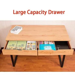 Office Desk; Modern Office/Home Study Desk With Two Drawers