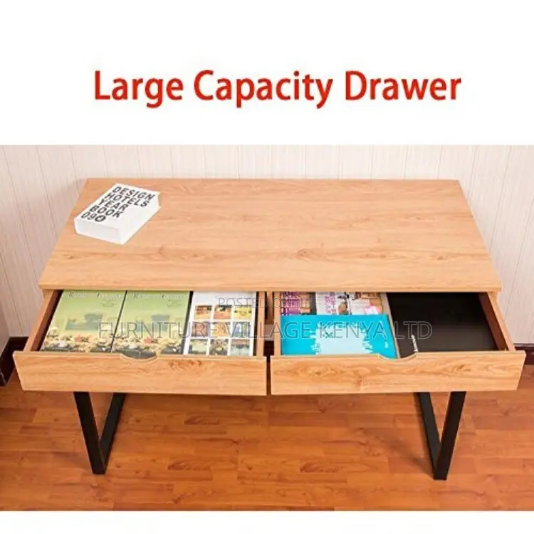 Office Desk; Modern Office/Home Study Desk With Two Drawers