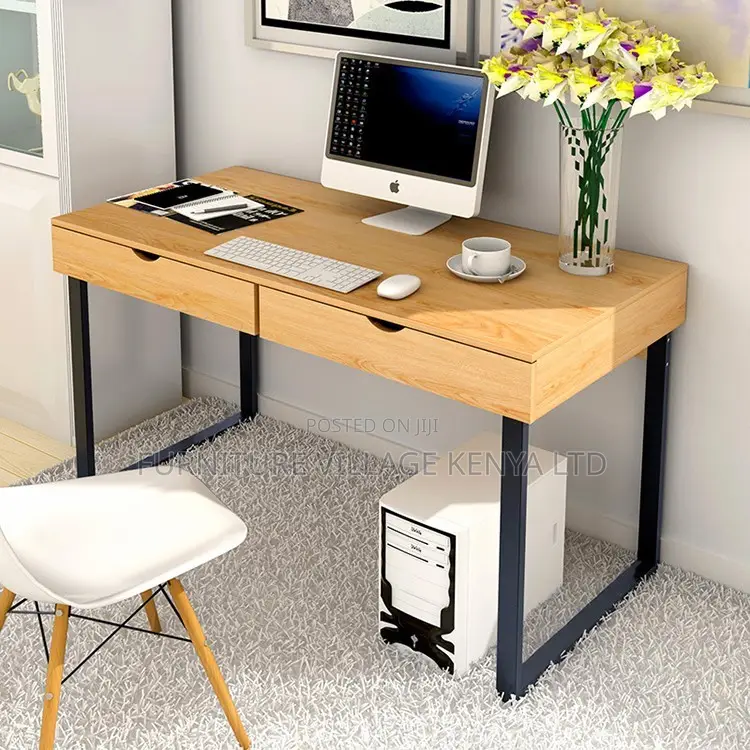 Office Desk; Modern Office/Home Study Desk With Two Drawers