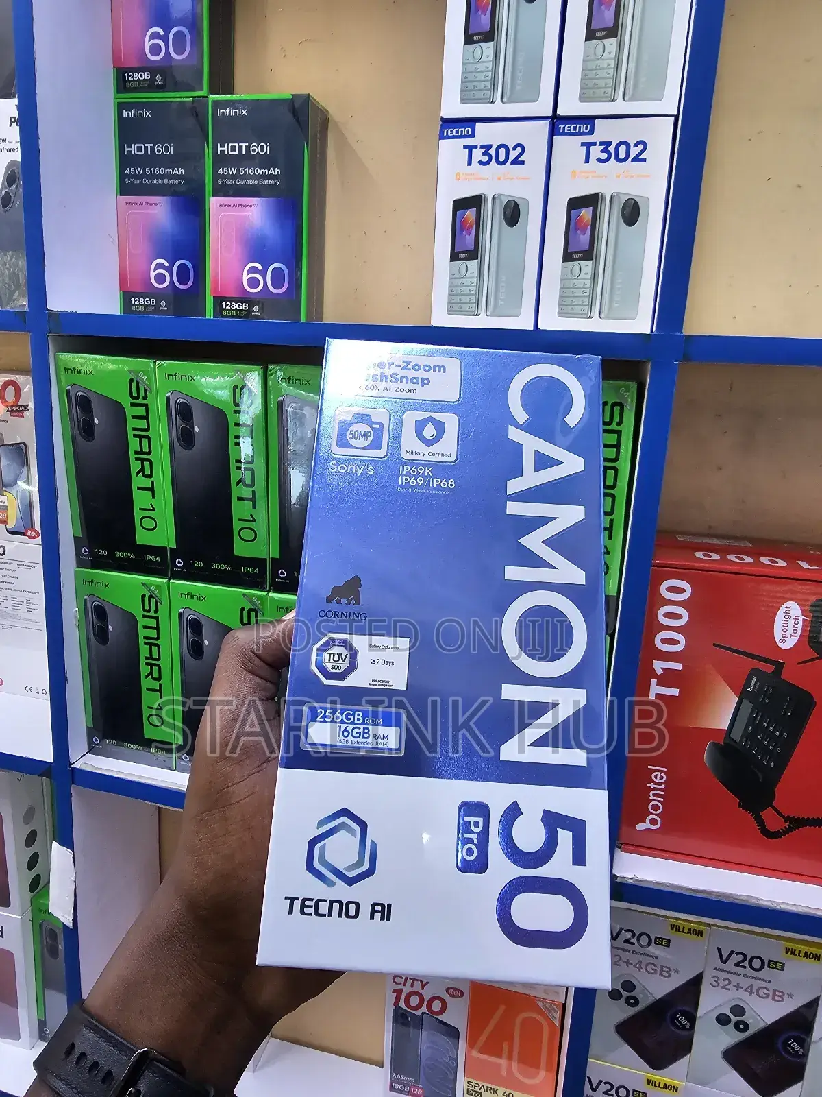 New Tecno Camon 50 Pro 256 GB Blue