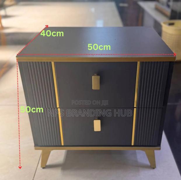 Night Stand With 2 Drawers/Bedside Table Ip - thumbnail 3