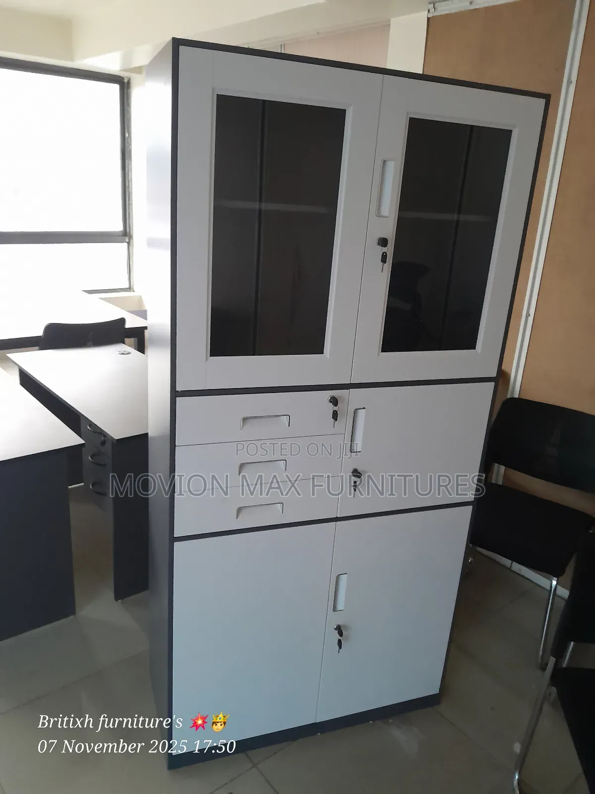 Half Reception Storage Cabinet
