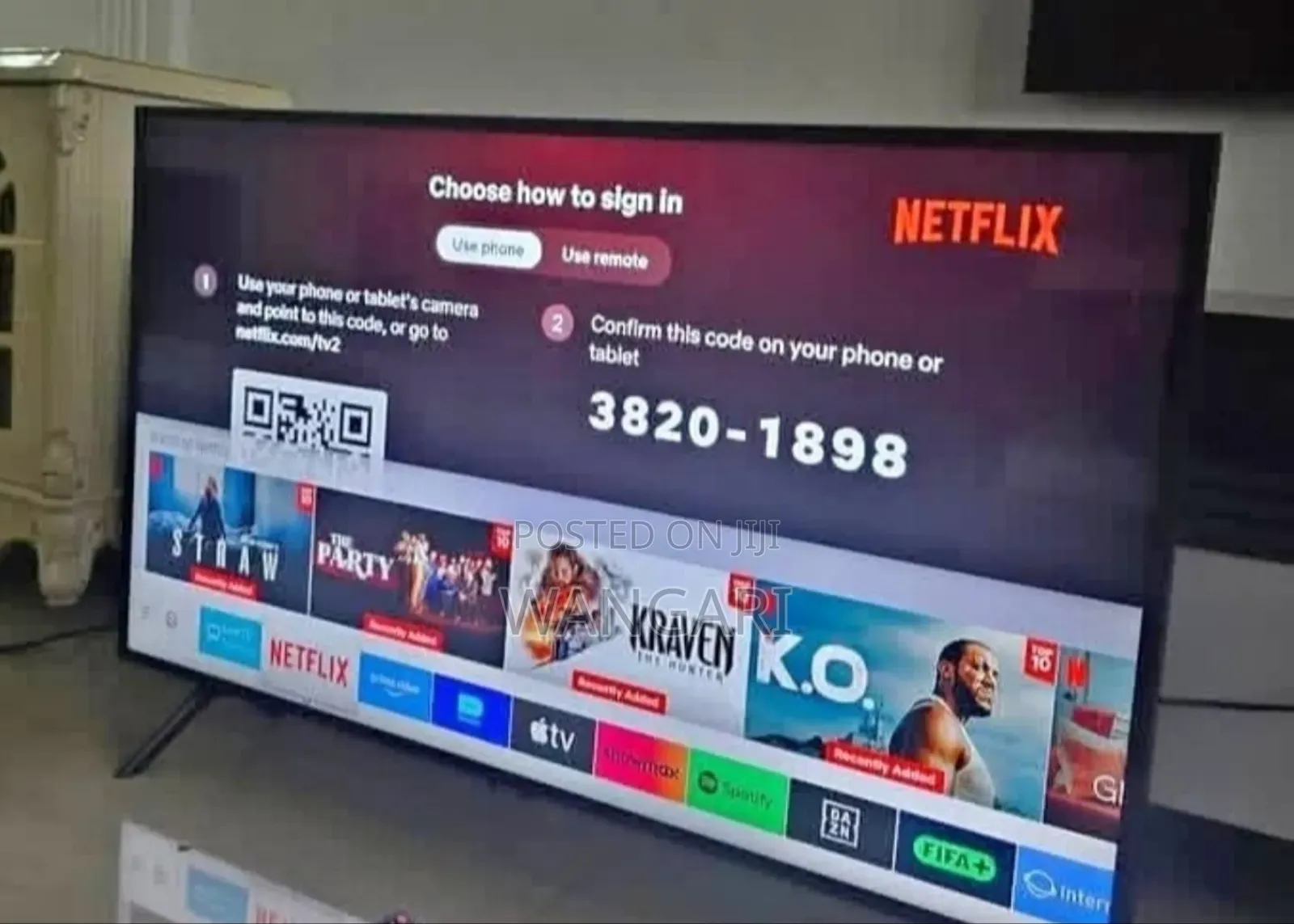 Slim Flame Samsung 50 Inch Smart Tv