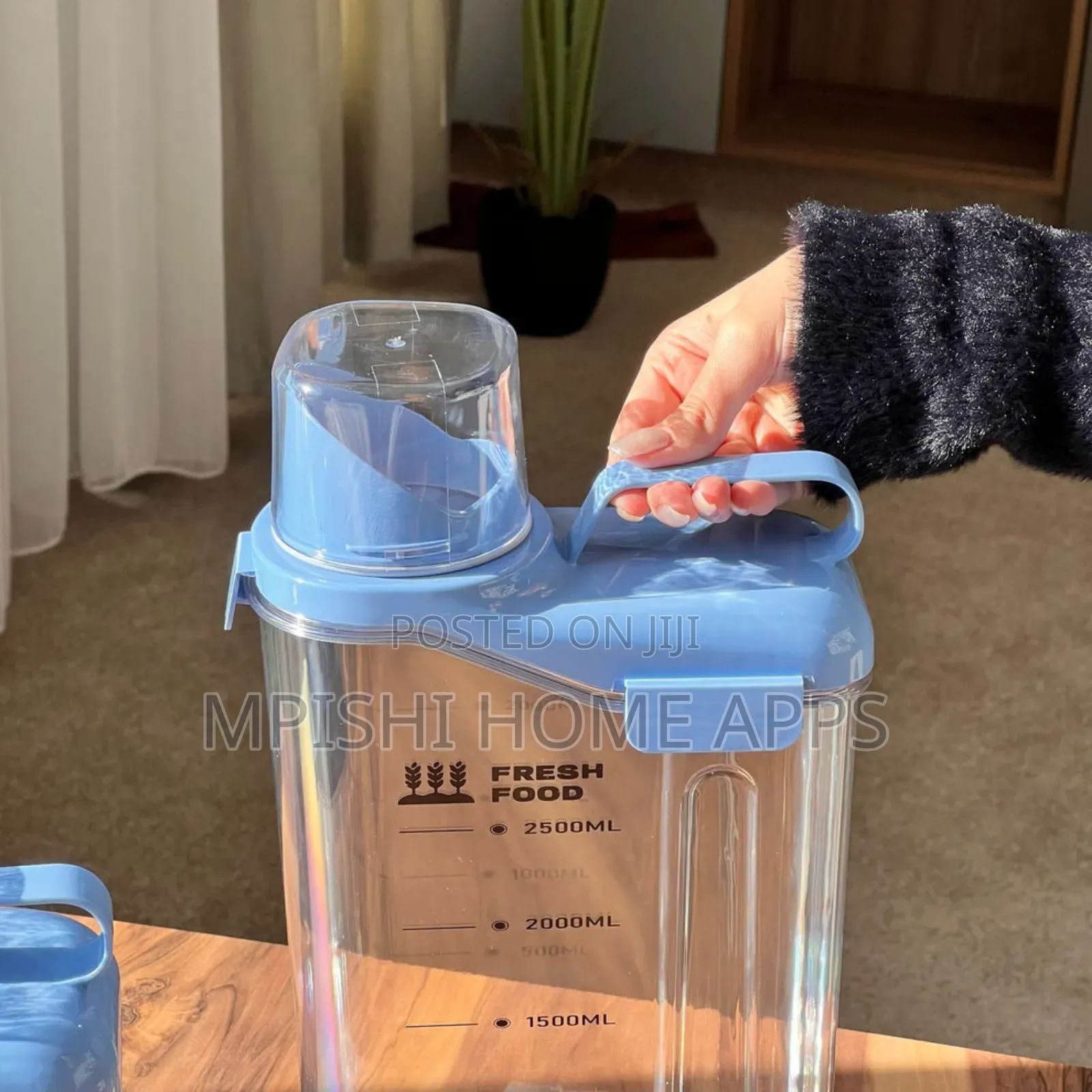 2500ml Acrylic Airtight Cereal Container