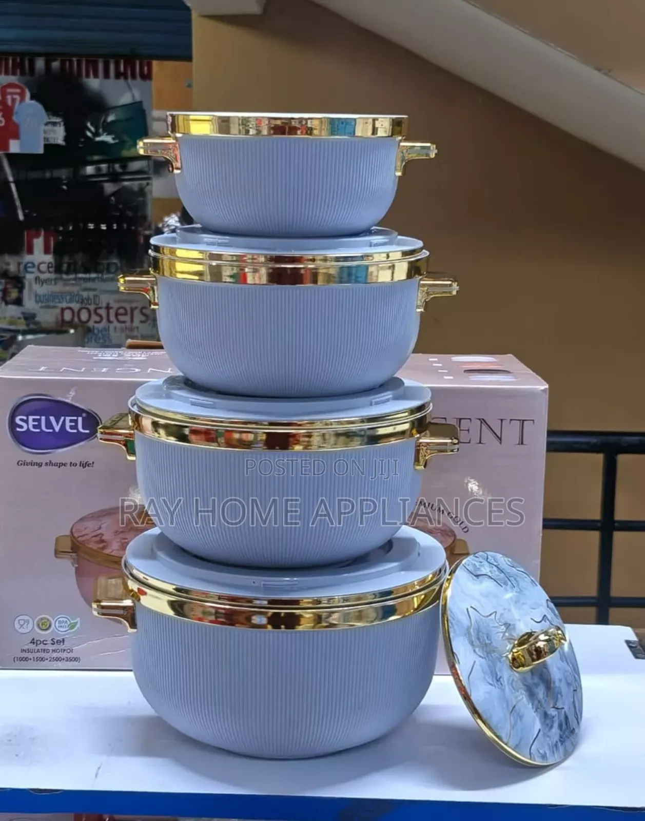 4 Pieces Tangent Hotpots
