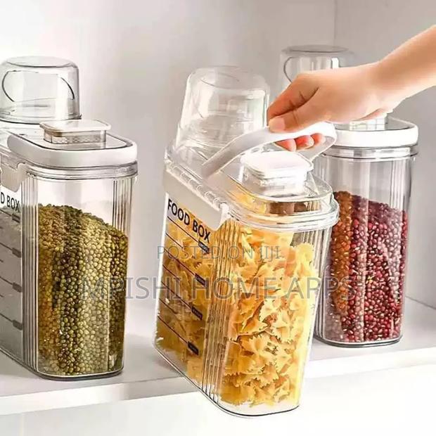 Clear Acrylic Airtight Cereal Container 2500ml - thumbnail 4