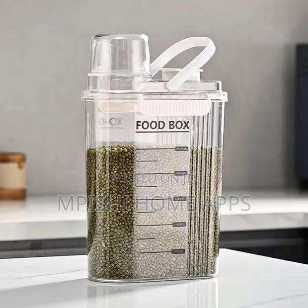 Clear Acrylic Airtight Cereal Container 2500ml - thumbnail 5