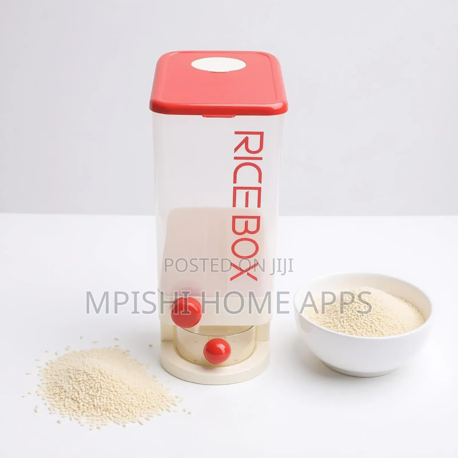 10kg Airtight Rice Dispenser Storage Container With Measuring Button