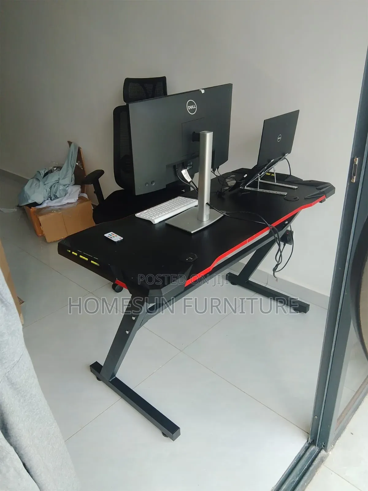 1.2m Gaming Table With Led Lights