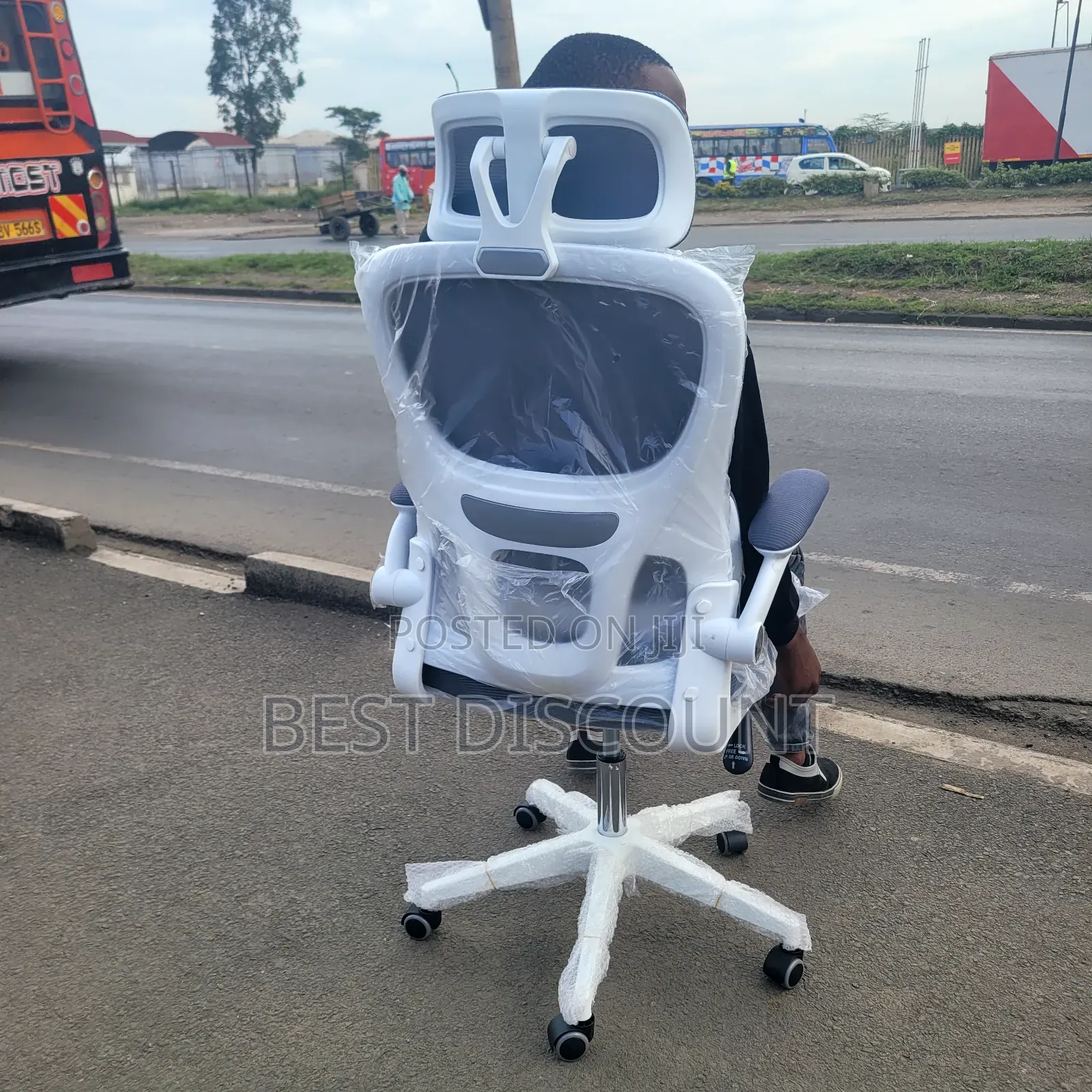 Black / White Office Chairs,
