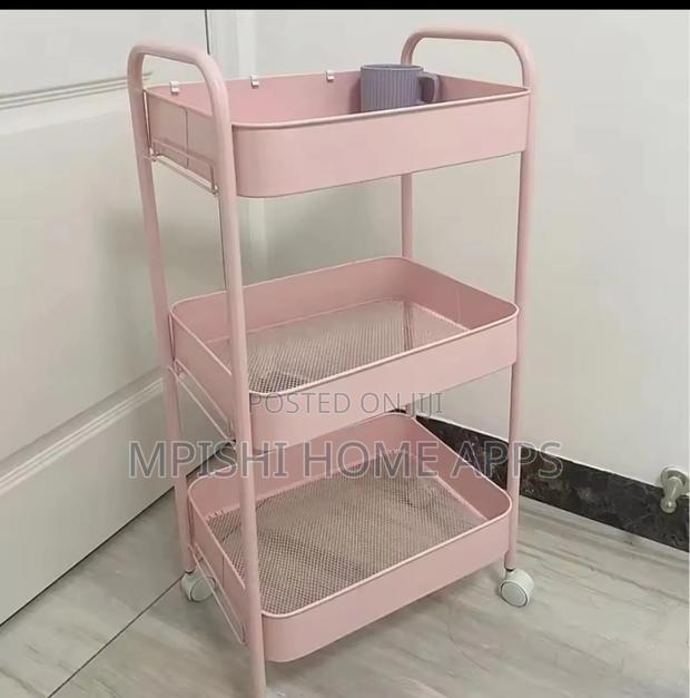 3 Tier Multifunctional Storage Trolley - thumbnail 2