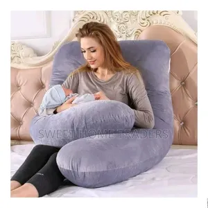 Grey U Shape Pregnancy Pillow