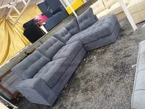 Modern Grey L-Shaped Sofa