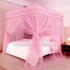 Calmly Pink Four Stands Net