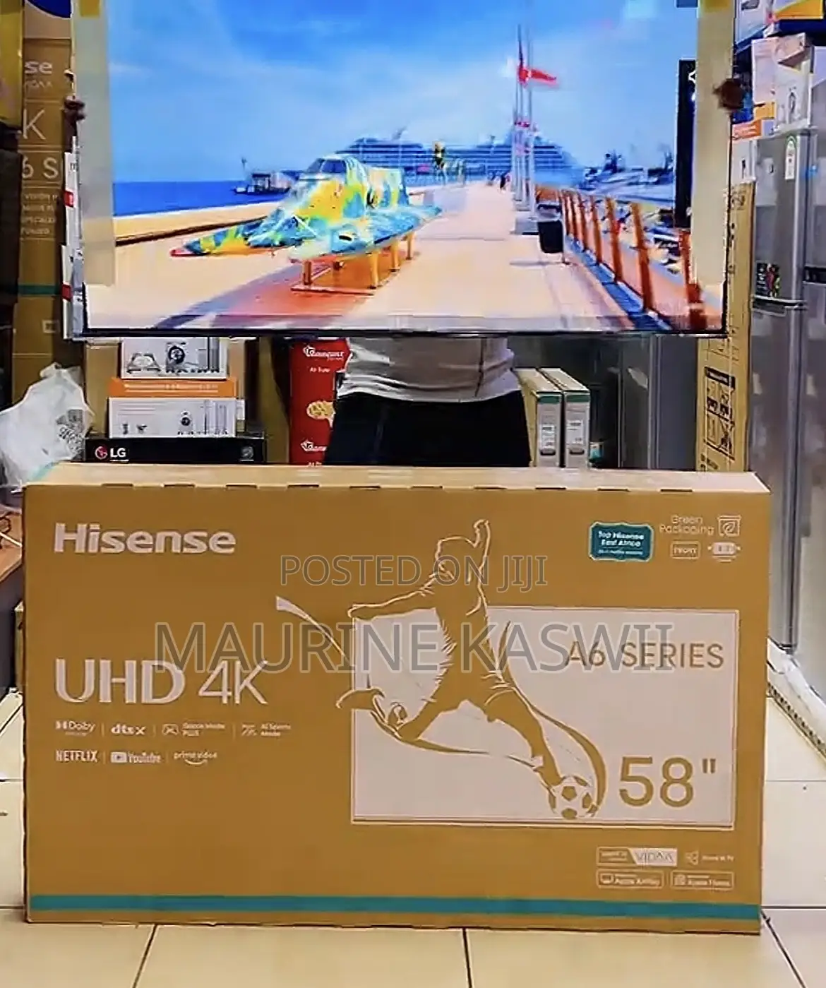 Hisense 58” Vida Smart 58a6n