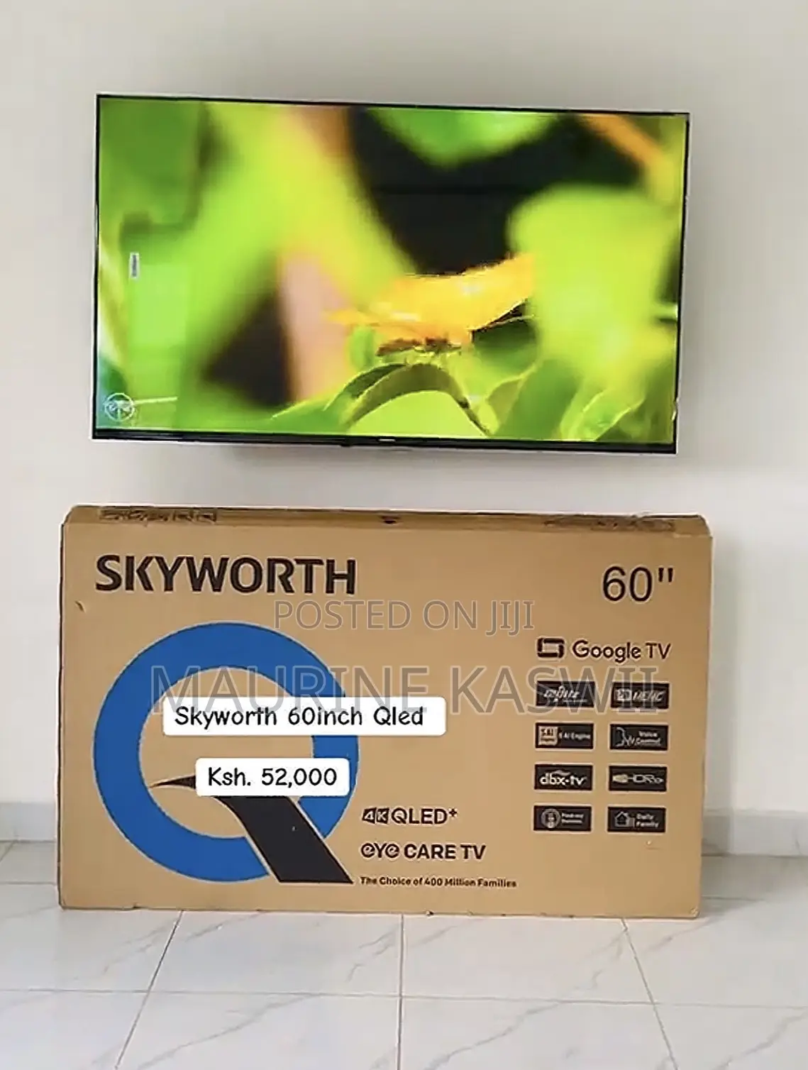 Skyworth 60” Google Tv Qled -60q6500