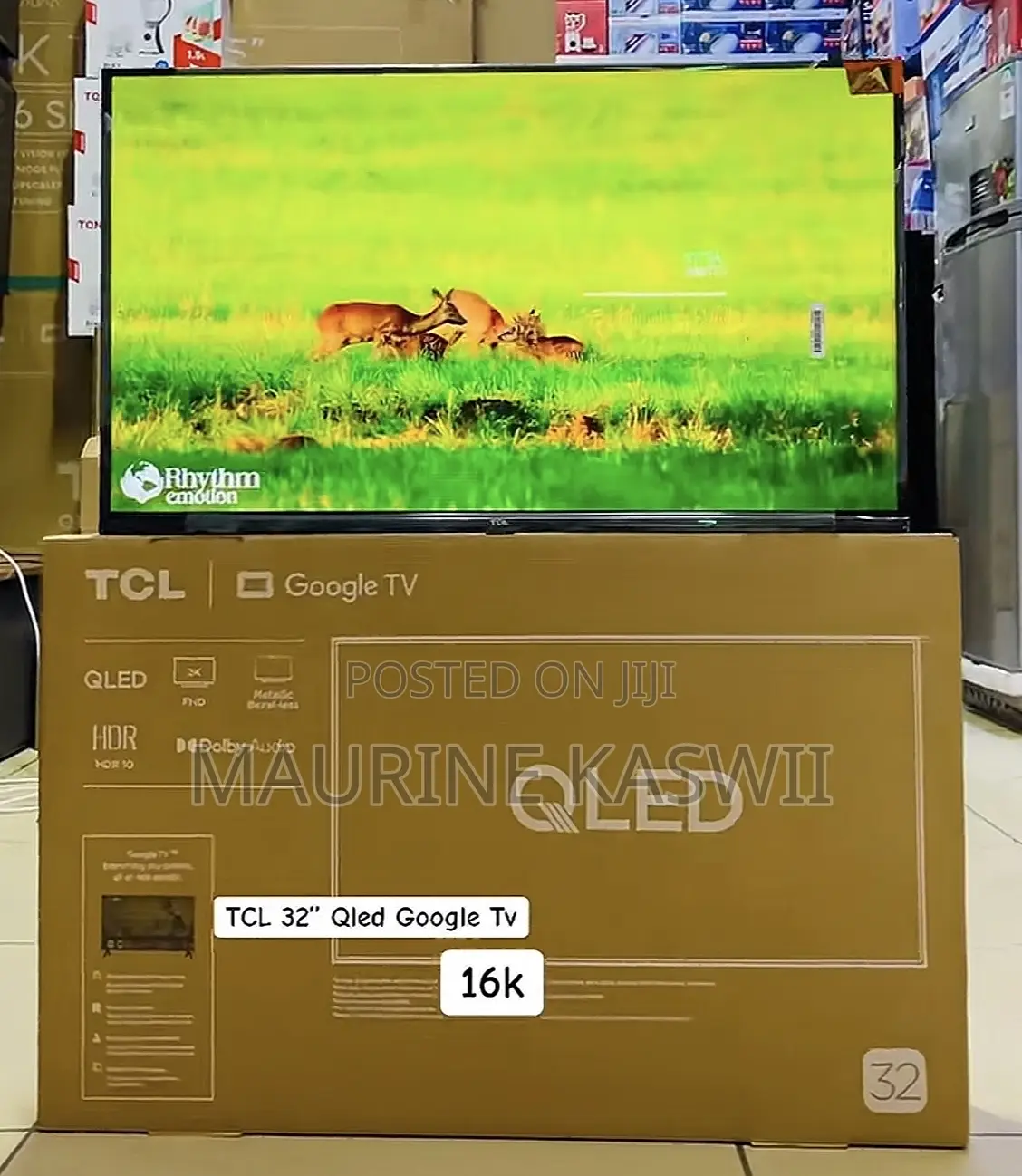 TCL 32” Google Qled