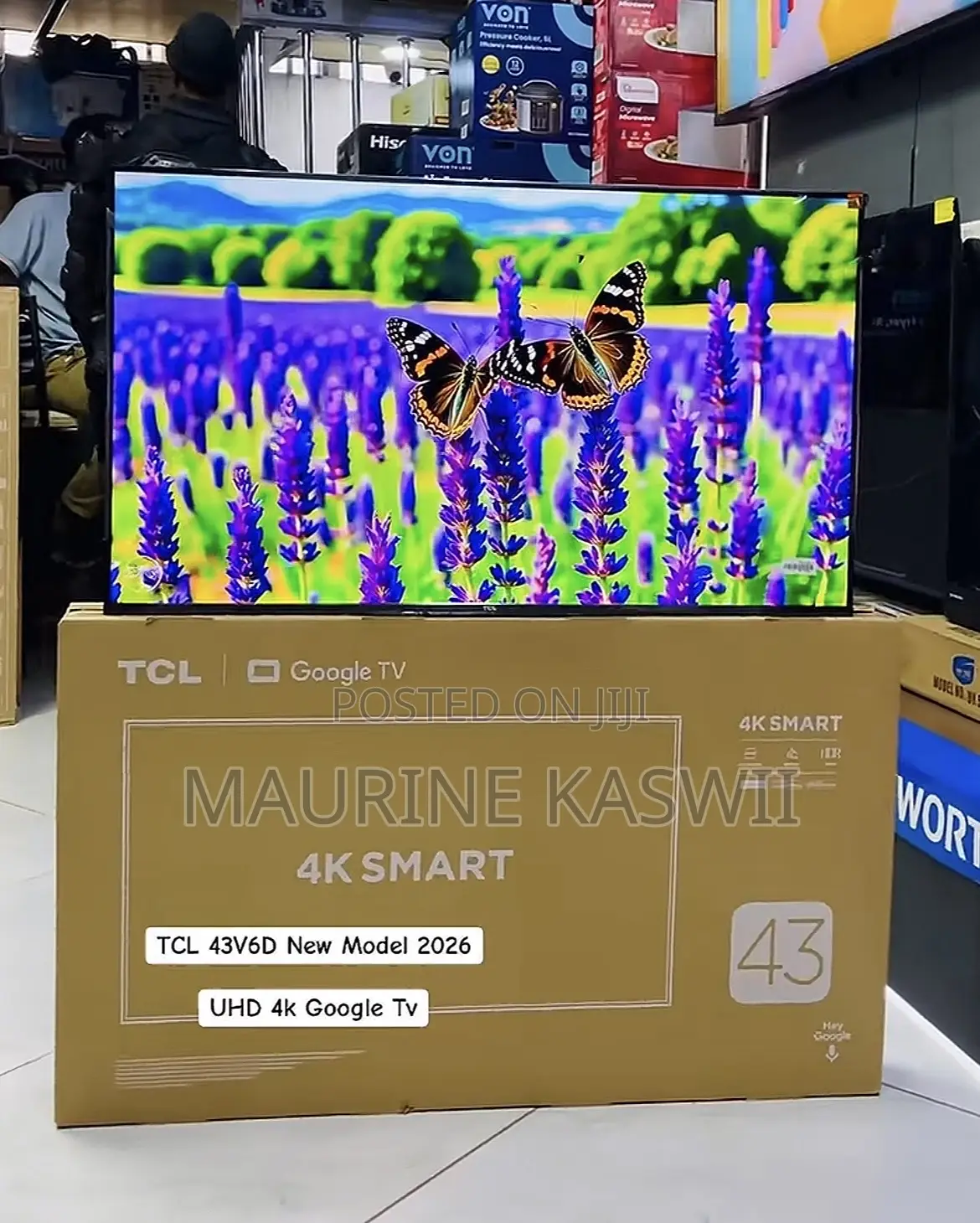 TCL 43” Google -43v6d