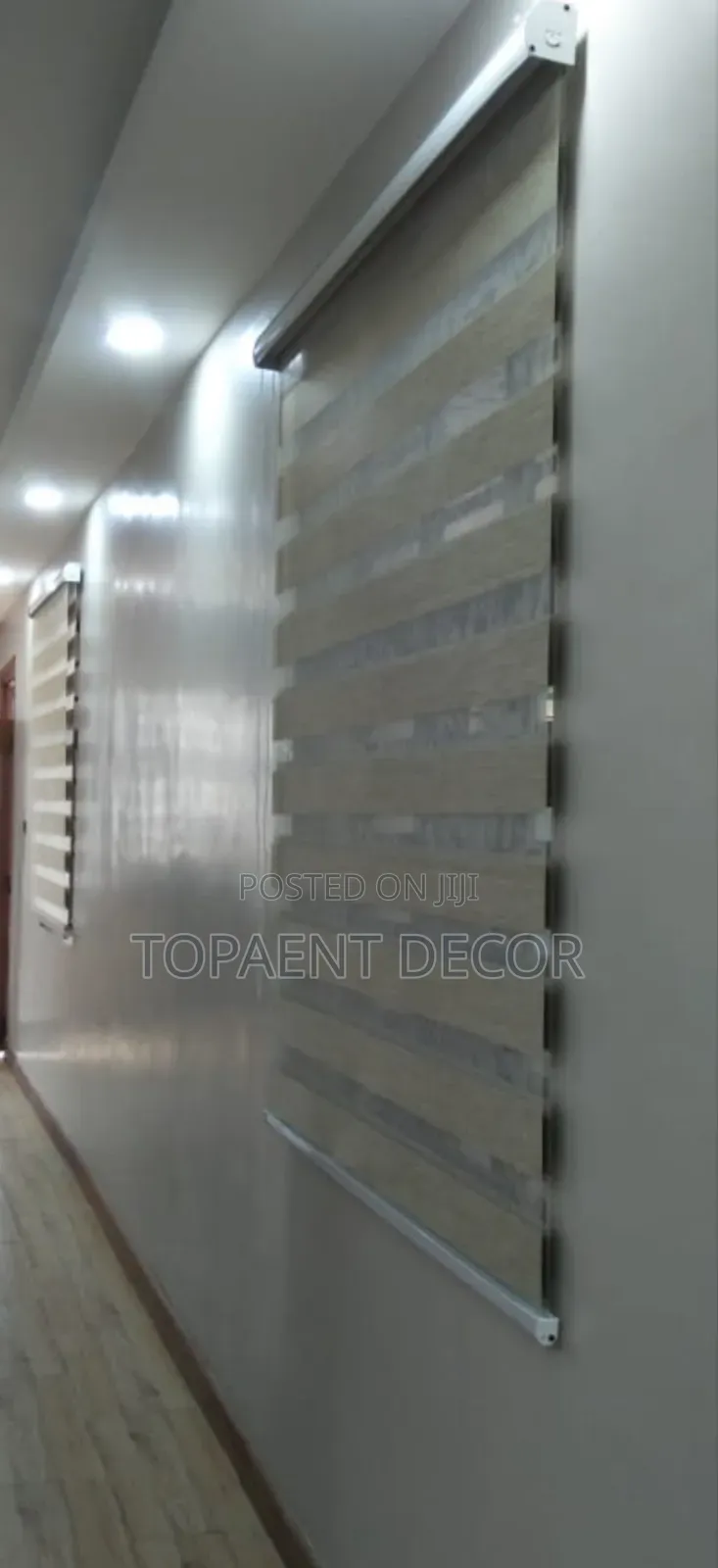 Window Elevation With Well Drilled Horizontal Office Window Blinds