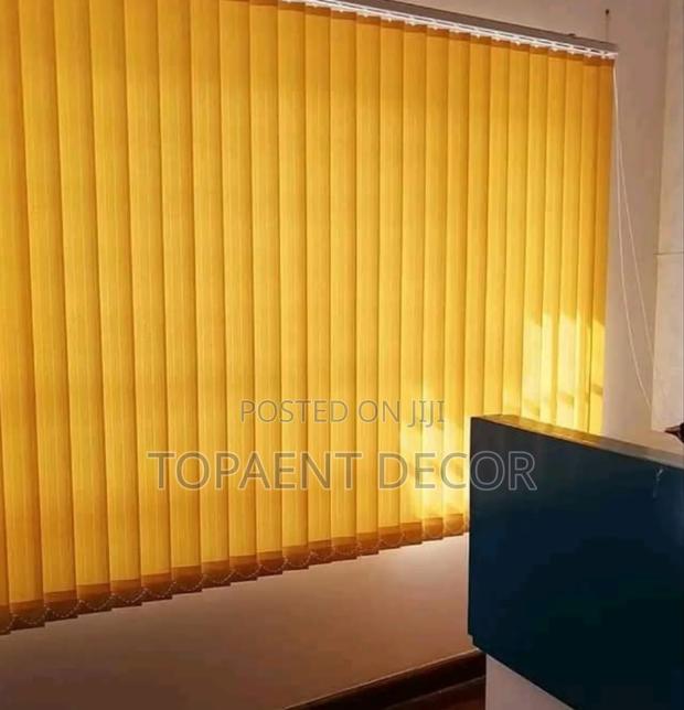 Light Control Made Effortlessly Stylish With Yellow Vertical Blinds