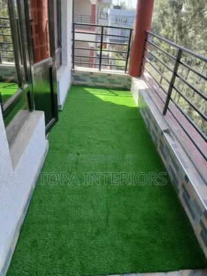 Balcony Green Carpets Flooring Installation