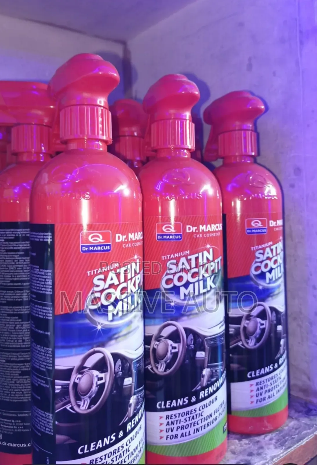 Dr Marcus Satin Cockpit Milk Dashboard Cleaner