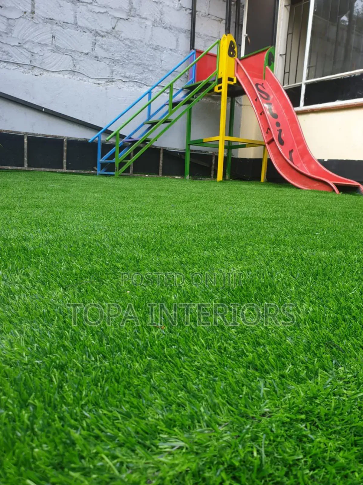 Kids Play Area Artificial Green Turf Carpets for Cushioning
