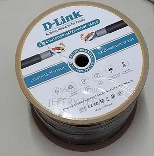 D-link Cat.6 Outdoor Waterproof Cable, A 305-meter Of Network Cabling