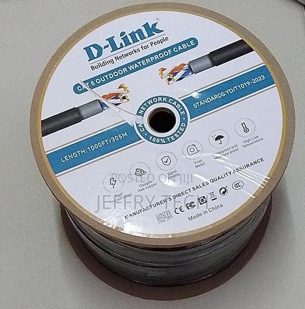D-link Cat.6 Outdoor Waterproof Cable, A 305-meter Of Network Cabling