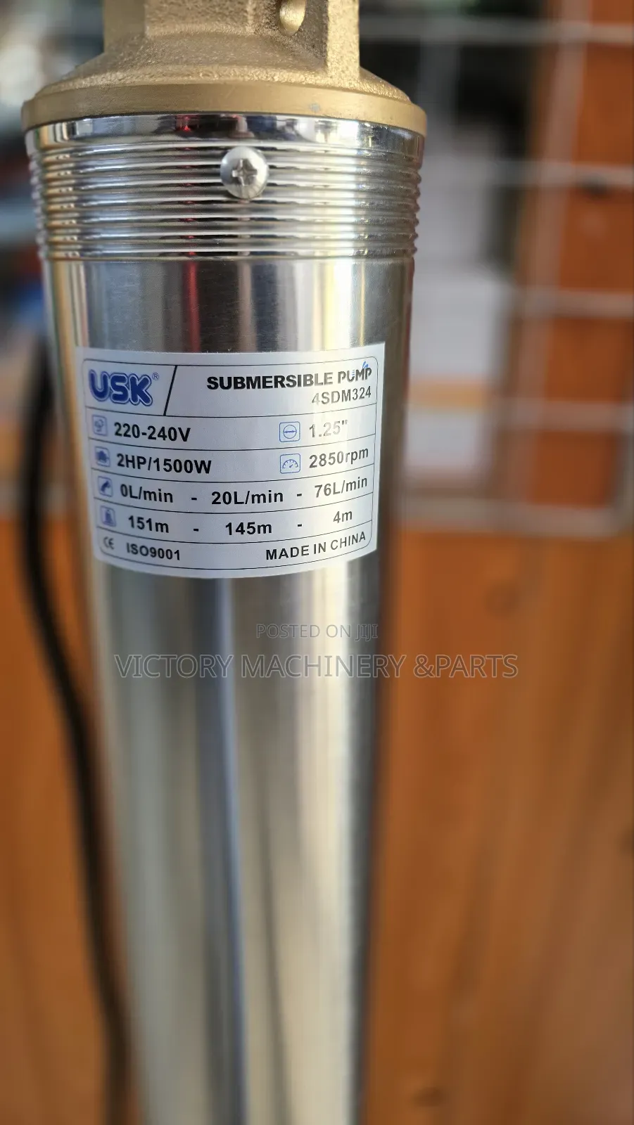 2hp Submasible Pump Usk 145m