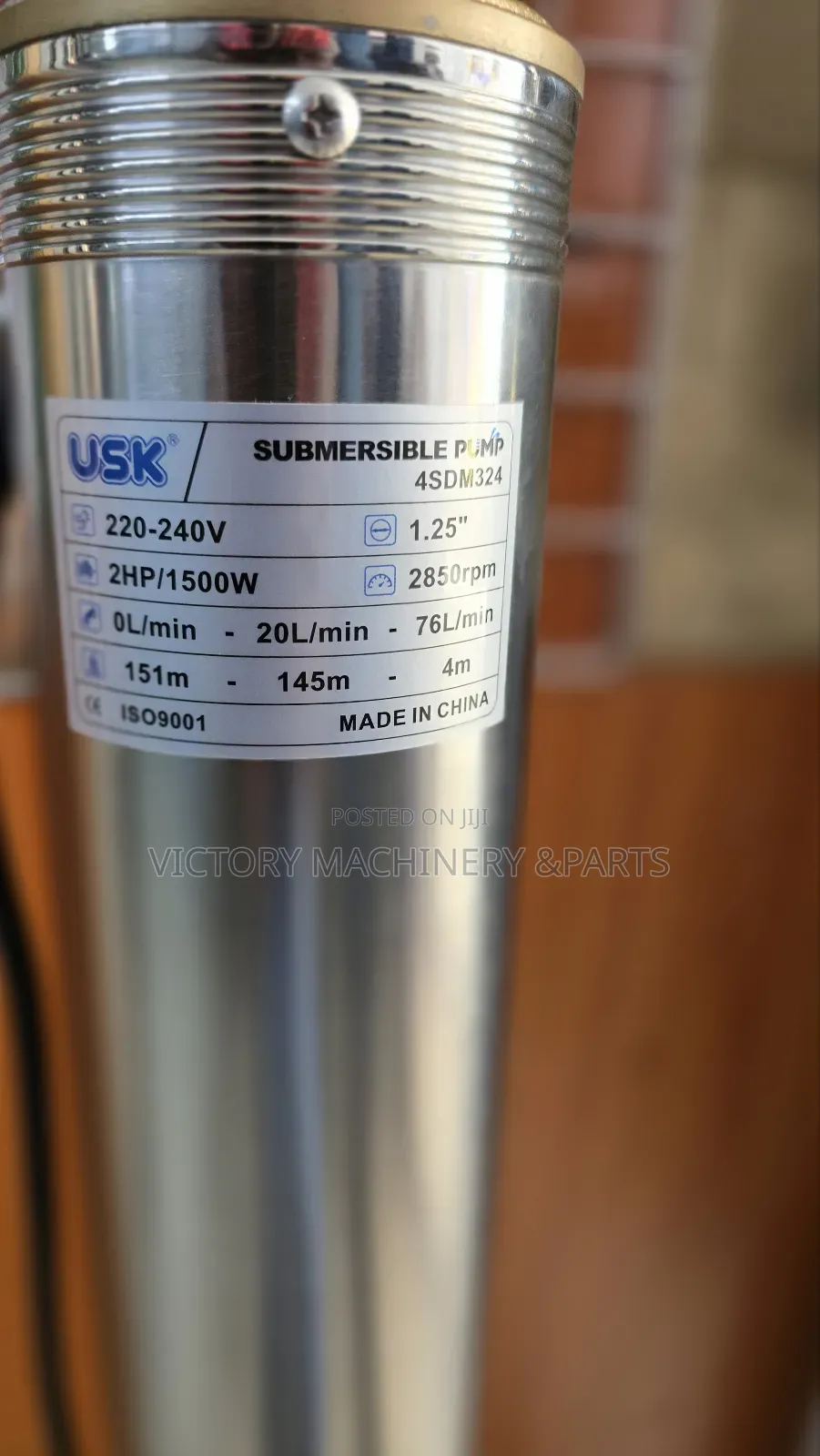 2hp Submasible Pump Usk 145m