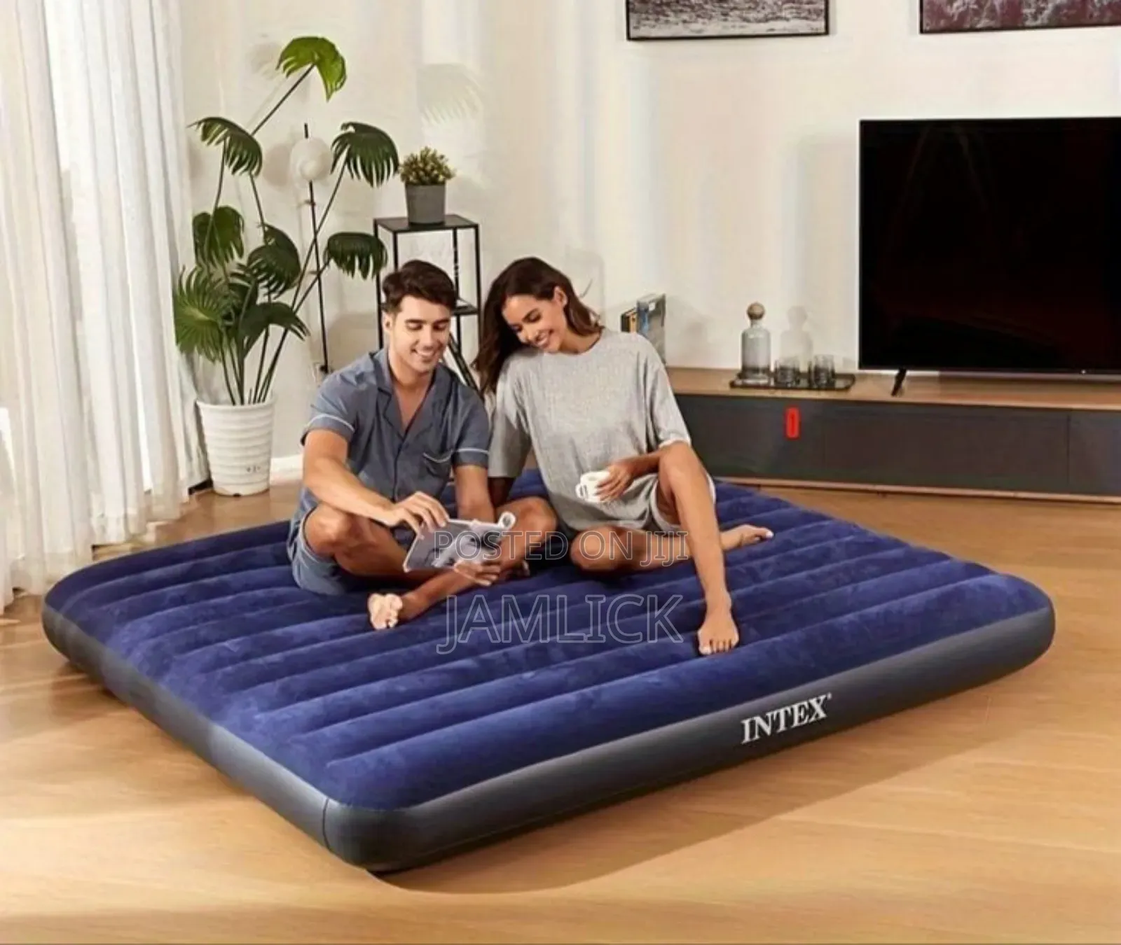 2.5x6 to 6x6 Intex Inflatable Mattress With Free Pump - Sh