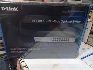 D-Link Des-1016d 16-Port Fast Ethernet Unmanaged Desktop Switch