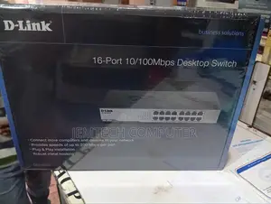 D-Link Des-1016d 16-Port Fast Ethernet Unmanaged Desktop Switch
