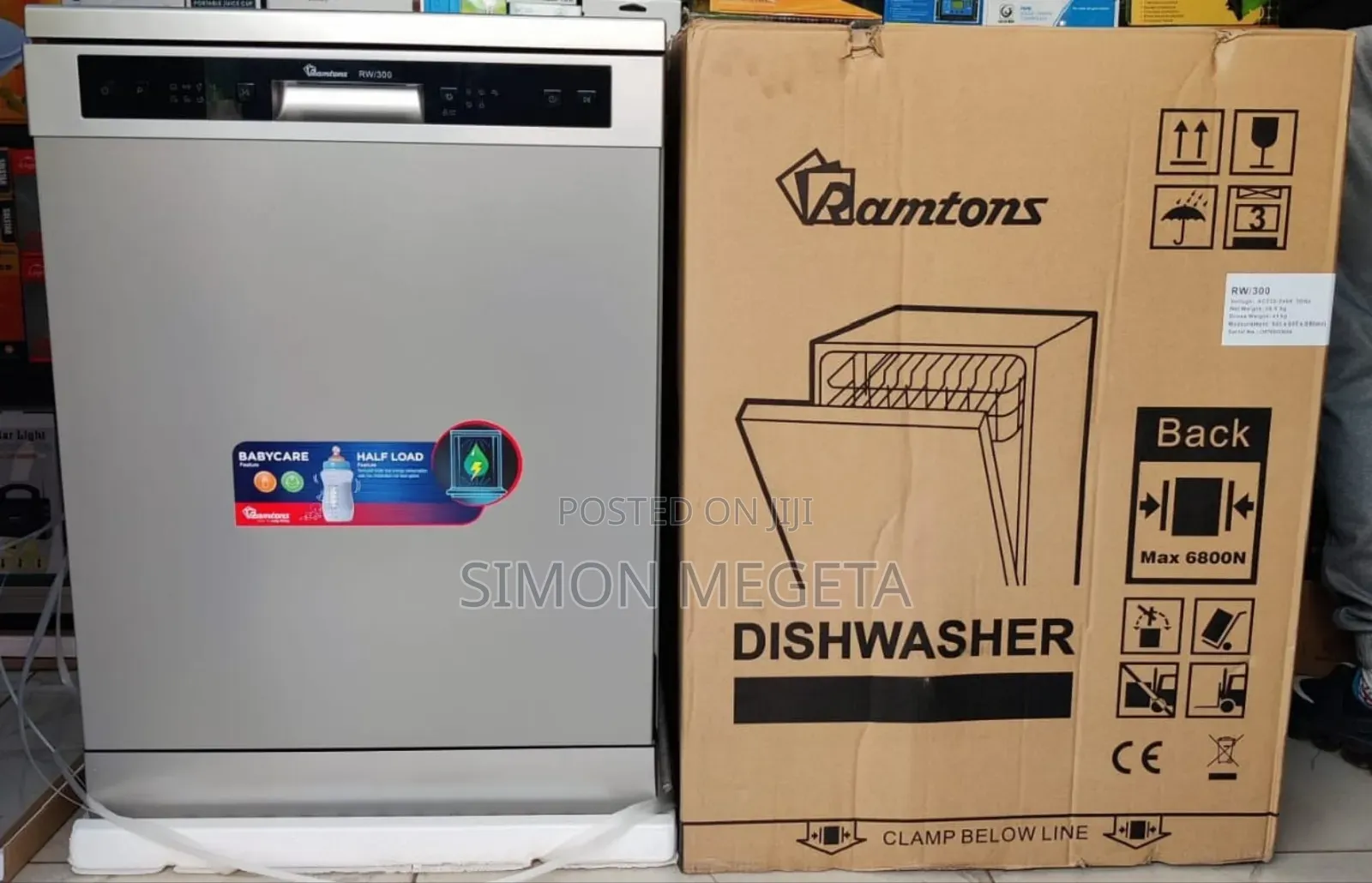 13 Dishes 12 Setting Ramtons Rw 300 Dish Washer